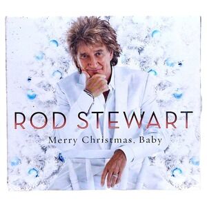 Rod Stewart Merry Christmas Baby CD 2012 Holiday Pop 602537129140 Verve EUC